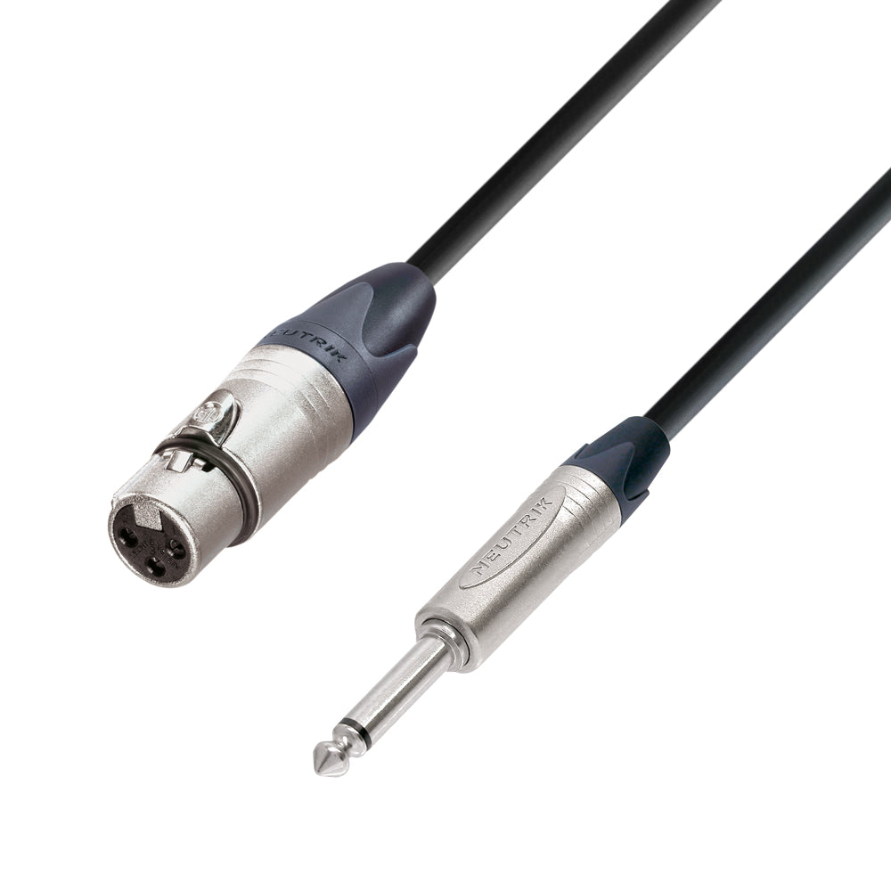 Neutrik XLR Hona till 6.3mm Jack Adapterkabel (10m)