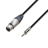 Adam Hall Cables 5 STAR MYF 0150 - Balanserad kabel | Neutrik® XLR hona x Rean® minijack TRS | 1,5 m