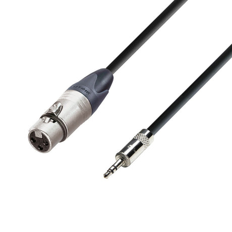 Adam Hall Cables 5 STAR MYF 0300 - Balanserad kabel Neutrik® XLR hona x Rean® minijack TRS | 3 m