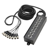 Multikabel med Stage Box 8/0 (10 m)