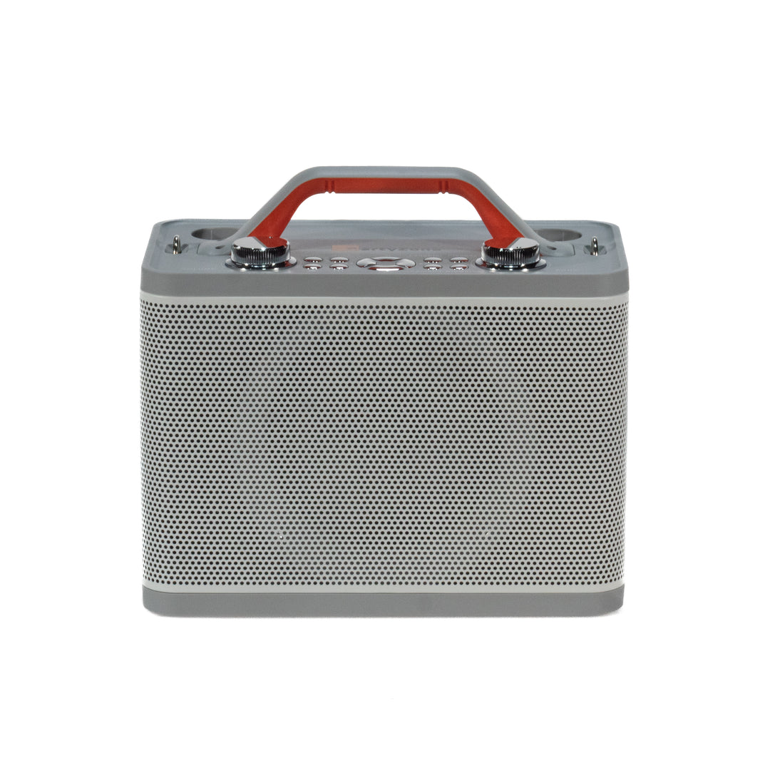 Bluetooth-högtalare med 2 mikrofoner (Vit)