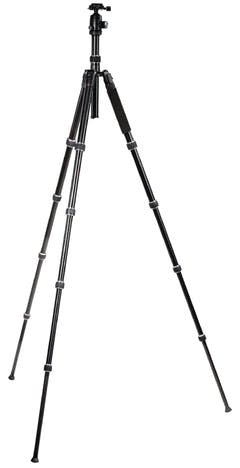Professional Kamera/video Stativ Kulhuvud 145 cm Svart