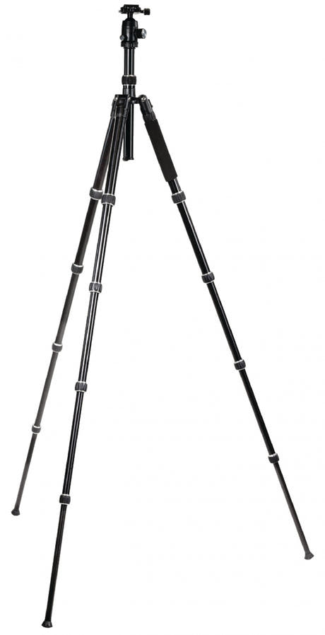 Professional Kamera/video Stativ Kulhuvud 145 cm Svart