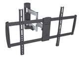 TV fäste helt rörligt (svart, silver, 42-70", 35 kg)