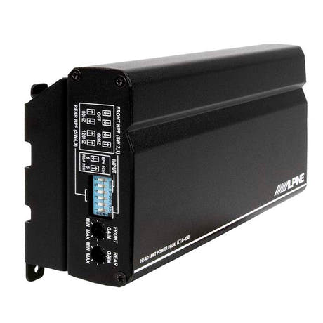 Alpine KTA-450 tilläggsförstärkare för ilx-w650bt, W690D