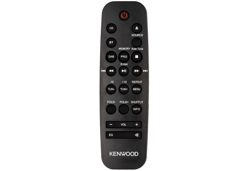 Kenwood M-918DAB-H Minisystem med Bluetooth och DAB+ (Aluminium)
