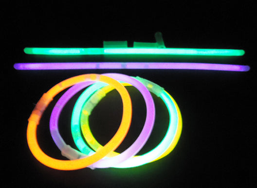 Glowsticks 100 st. (Blandade färger)