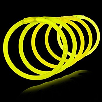 Glowstick armband 100 st. (Fast farg)