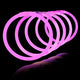 Glowstick armband 100 st. (Fast farg)