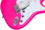 Kramer Focus VT-211S elgitarr (varm rosa)