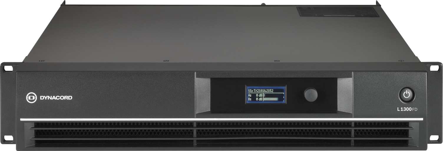 Dynacord L1300FD digital förstärkare (2x650W, DSP)