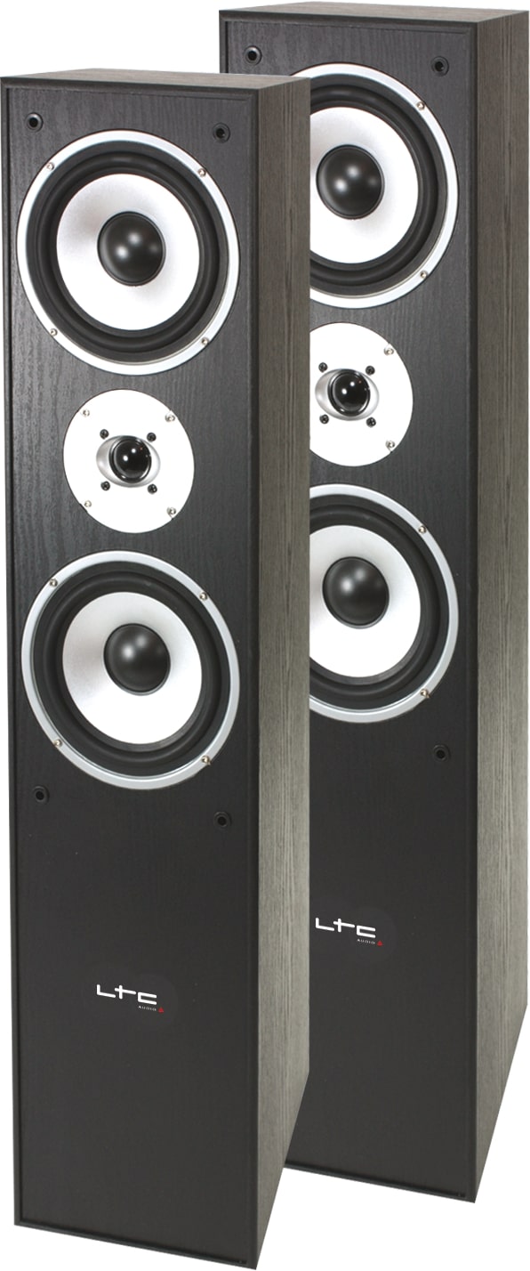 HiFi-golvhögtalarset (svart, 350W)