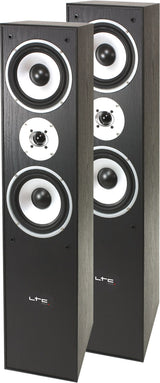 HiFi-golvhögtalarset (svart, 350W)