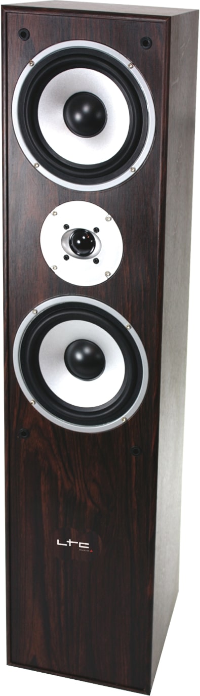 HiFi-golvhögtalarset (valnöt, 350W)