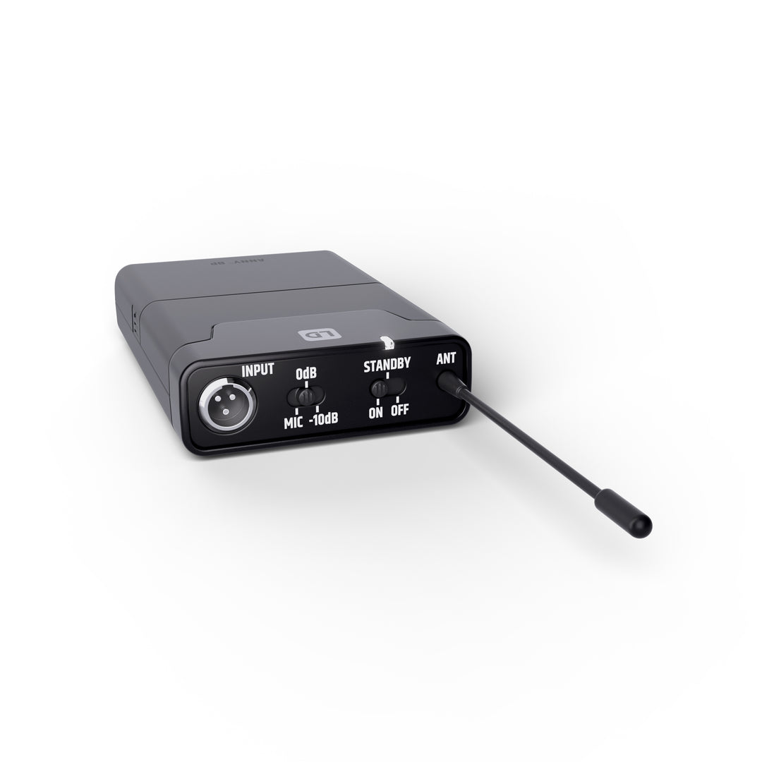LD Systems ANNY® 10 BPH B8 - 10" portabelt batteridrivet Bluetooth® PA-system med mixer och 1x headsetmikrofon (inkl. bodypack)