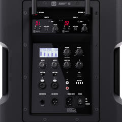LD Systems ANNY® 10 HBH 2 B8 - 10" portabelt batteridrivet Bluetooth® PA-system med mixer, 1x trådlös handhållen och 1x headsetmikrofon (inkl. bodypack)