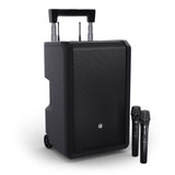 LD Systems ANNY® 10 HHD 2 B5 – 10" bärbart batteridrivet Bluetooth® PA-system med mixer och 2x trådlösa handmikrofoner