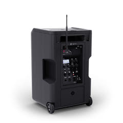LD Systems ANNY® 10 HHD B6 - 10" portabelt batteridrivet Bluetooth® PA-system med mixer och 1x trådlös handhållen mikrofon