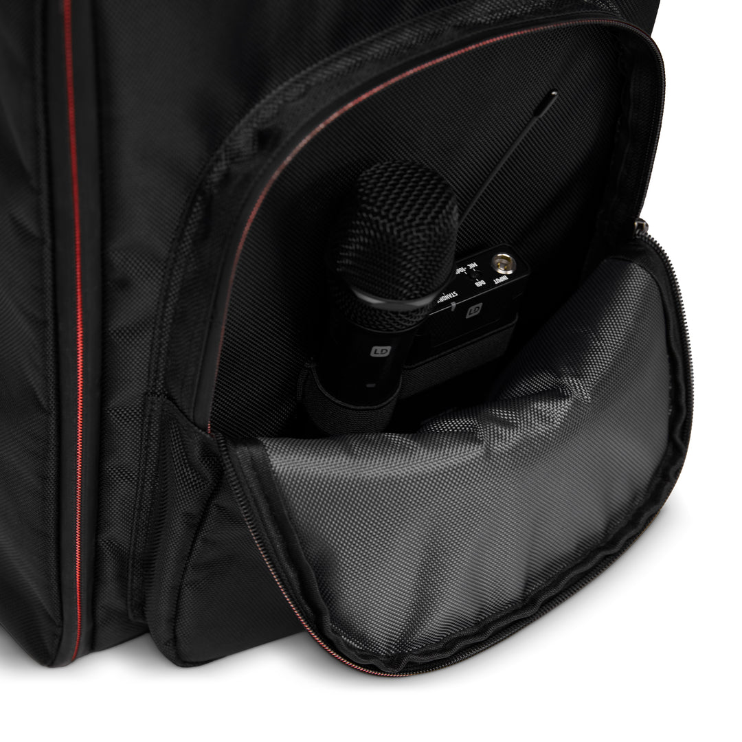 LD Systems ANNY® 8 RYGSÄCK - Skyddande ryggsäck för transport och användning av ANNY® 8 på språng