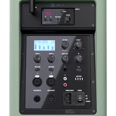 LD Systems ANNY® 8 BPH B5 GN - Portabel batteridriven Bluetooth® PA-högtalare med mixer och 1x headset-mikrofon (inkl. bodypack), Adventure Green