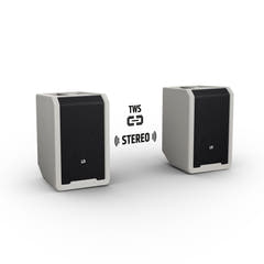 LD Systems ANNY® 8 BPH B5 G - Portabel batteridriven Bluetooth® PA-högtalare med mixer och 1x headsetmikrofon (inkl. bodypack), Urban Grey