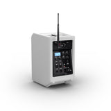 LD Systems ANNY® 8 BPH B5 W - Portabel batteridriven Bluetooth® PA-högtalare med mixer och 1x headsetmikrofon (inkl. bodypack), Ren vit