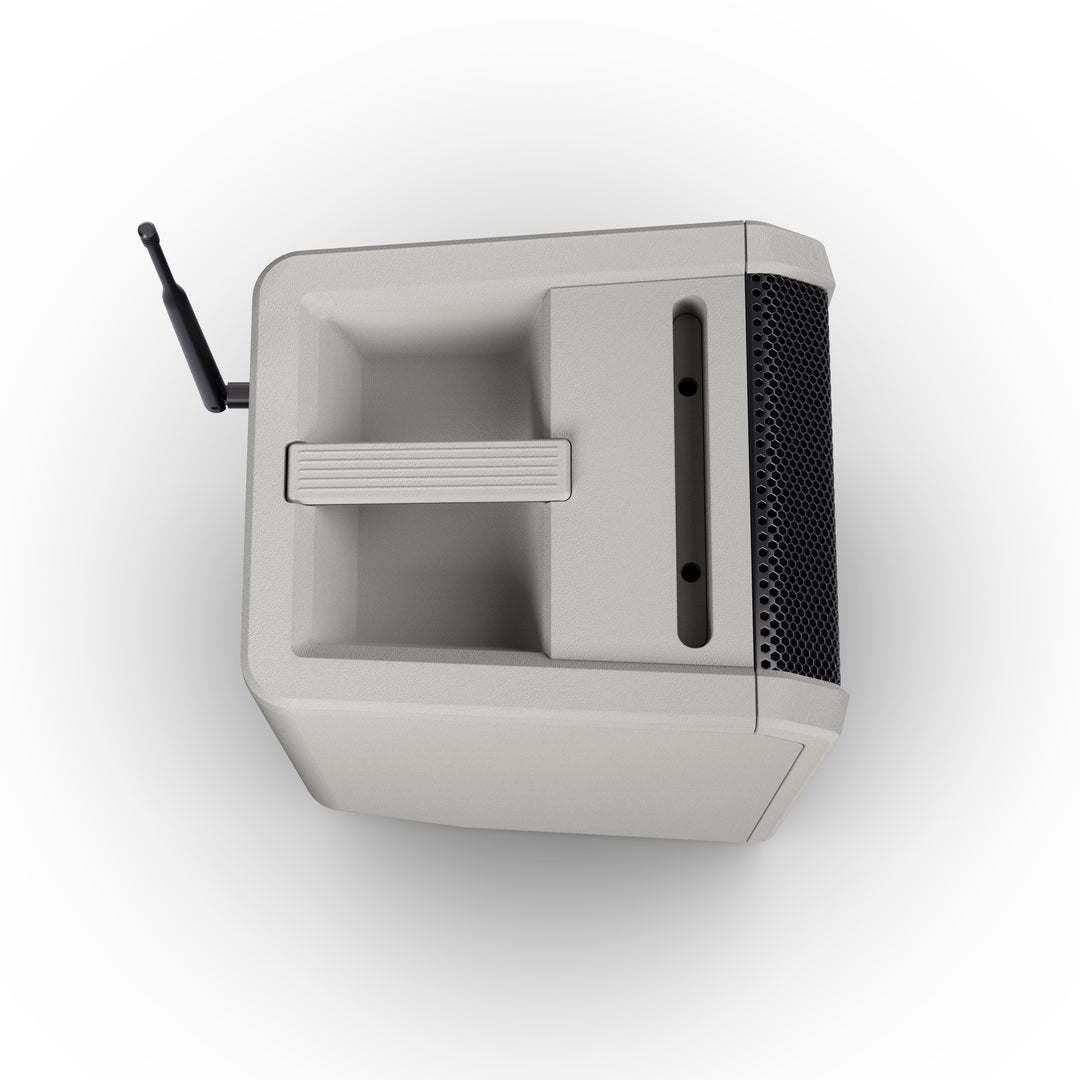 LD Systems ANNY® 8 BPH B8 G - Portabel batteridriven Bluetooth® PA-högtalare med mixer och 1x headsetmikrofon (inkl. bodypack), Urban Grey