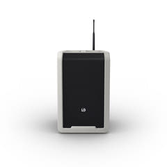 LD Systems ANNY® 8 BPH B8 G - Portabel batteridriven Bluetooth® PA-högtalare med mixer och 1x headsetmikrofon (inkl. bodypack), Urban Grey