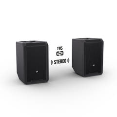 LD Systems ANNY® 8 BPH B8 - Portabel batteridriven Bluetooth® PA-högtalare med mixer och 1x headsetmikrofon (inkl. bodypack), Stage Black