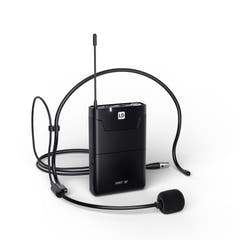 LD Systems ANNY® 8 BPH B8 - Portabel batteridriven Bluetooth® PA-högtalare med mixer och 1x headsetmikrofon (inkl. bodypack), Stage Black