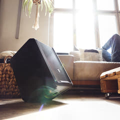 LD Systems ANNY® 8 BPH B8 - Portabel batteridriven Bluetooth® PA-högtalare med mixer och 1x headsetmikrofon (inkl. bodypack), Stage Black