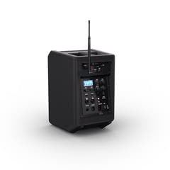 LD Systems ANNY® 8 BPH B8 - Portabel batteridriven Bluetooth® PA-högtalare med mixer och 1x headsetmikrofon (inkl. bodypack), Stage Black