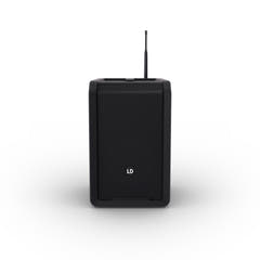LD Systems ANNY® 8 BPH B8 - Portabel batteridriven Bluetooth® PA-högtalare med mixer och 1x headsetmikrofon (inkl. bodypack), Stage Black