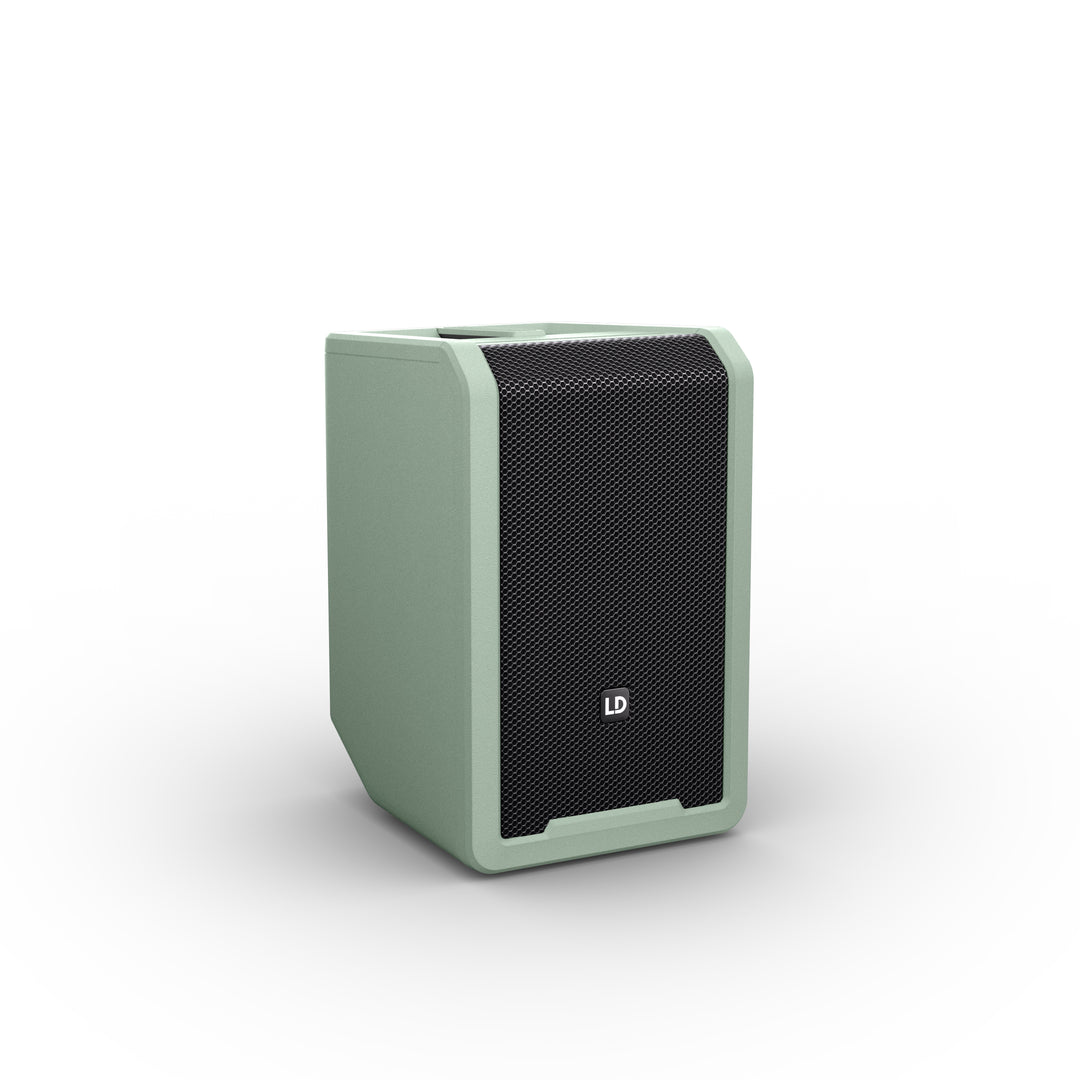 LD Systems ANNY® 8 GN - Portabel batteridriven Bluetooth® PA-högtalare med mixer, Adventure Green