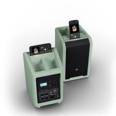 LD Systems ANNY® 8 GN - Portabel batteridriven Bluetooth® PA-högtalare med mixer, Adventure Green