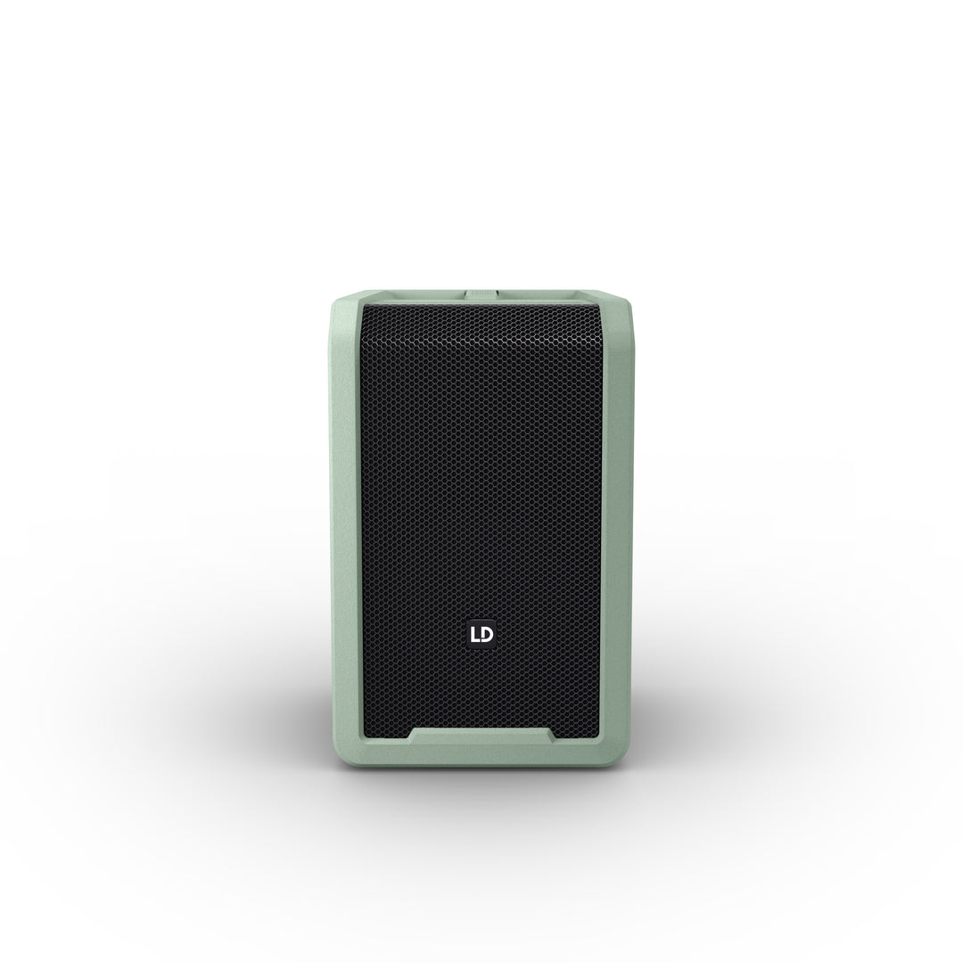 LD Systems ANNY® 8 GN - Portabel batteridriven Bluetooth® PA-högtalare med mixer, Adventure Green