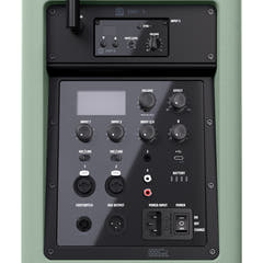 LD Systems ANNY® 8 HHD B5 GN - Portabel batteridriven Bluetooth® PA-högtalare med mixer och 1x trådlös handhållen mikrofon, Adventure Green