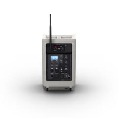 LD Systems ANNY® 8 HHD B5 G - Portabel batteridriven Bluetooth® PA-högtalare med mixer och 1x trådlös handhållen mikrofon, Urban Grey