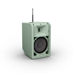 LD Systems ANNY® 8 HHD B6 GN - Portabel batteridriven Bluetooth® PA-högtalare med mixer och 1x trådlös handhållen mikrofon, Adventure Green