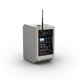 LD Systems ANNY® 8 HHD B6 G - Portabel batteridriven Bluetooth® PA-högtalare med mixer och 1x trådlös handhållen mikrofon, Urban Grey