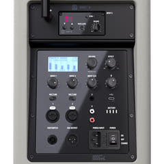 LD Systems ANNY® 8 HHD B6 G - Portabel batteridriven Bluetooth® PA-högtalare med mixer och 1x trådlös handhållen mikrofon, Urban Grey