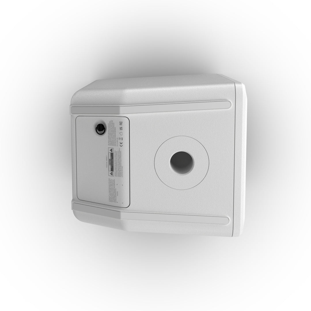 LD Systems ANNY® 8 HHD B6 W - Portabel batteridriven Bluetooth® PA-högtalare med mixer och 1x trådlös handhållen mikrofon, Ren vit