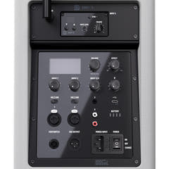 LD Systems ANNY® 8 HHD B6 W - Portabel batteridriven Bluetooth® PA-högtalare med mixer och 1x trådlös handhållen mikrofon, Ren vit
