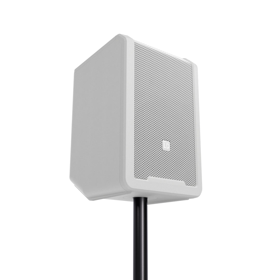 LD Systems ANNY® 8 HHD B8 W - Portabel batteridriven Bluetooth® PA-högtalare med mixer och 1x trådlös handhållen mikrofon, ren vit