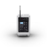 LD Systems ANNY® 8 HHD B8 W - Portabel batteridriven Bluetooth® PA-högtalare med mixer och 1x trådlös handhållen mikrofon, ren vit