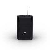 LD Systems ANNY® 8 HHD B8 - Portabel batteridriven Bluetooth® PA-högtalare med mixer och 1 x trådlös handhållen mikrofon, Stage Black