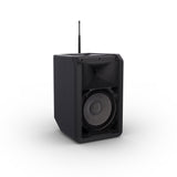 LD Systems ANNY® 8 HHD B8 - Portabel batteridriven Bluetooth® PA-högtalare med mixer och 1 x trådlös handhållen mikrofon, Stage Black