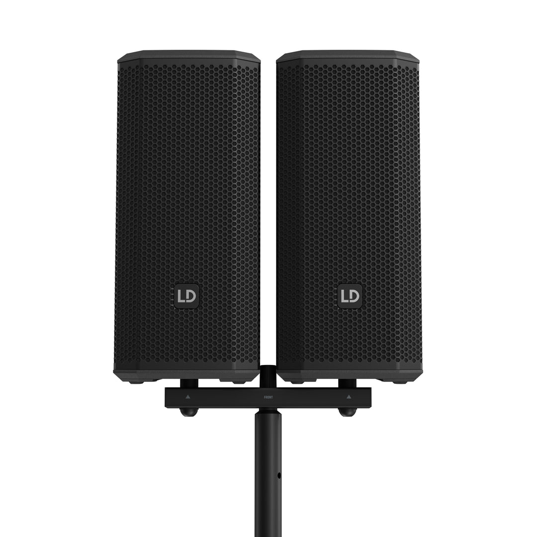 LD Systems DAVE 10 G4X DUAL STAND – Högtalarstång med monteringsgaffel för DAVE 10 G4X