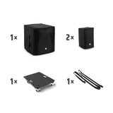 LD Systems DAVE 12 G4X BAG SET - Transportset med hjulplatta och skyddsöverdrag för DAVE 12 G4X