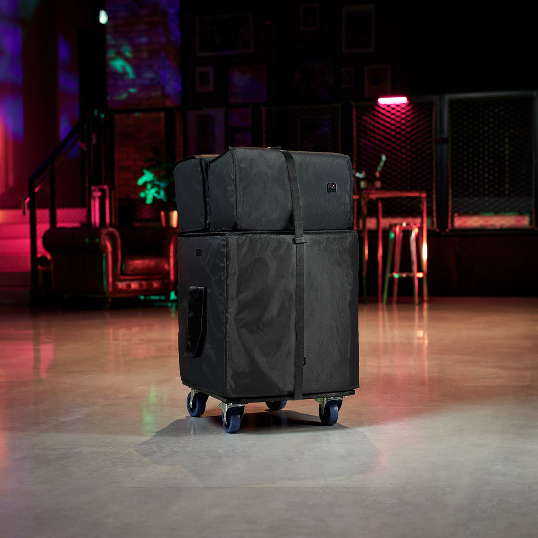 LD Systems DAVE 15 G4X BAG SET - Transportset med hjulplatta och skyddsöverdrag för DAVE 15 G4X